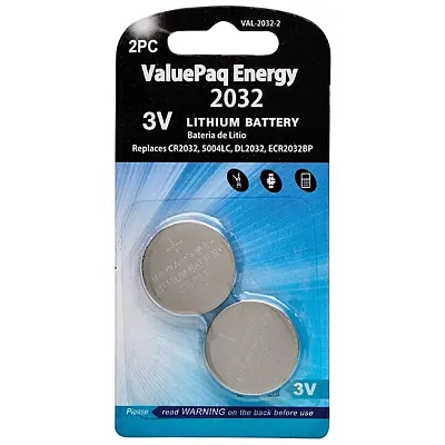 Dantona(R) Val-2032-2 Valuepaq Energy 2032 Lithium Coin Cell Bat