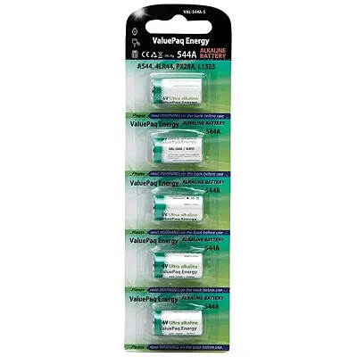 Dantona(R) Val-544A-5 Valuepak Energy 544A Alkaline Cylindrical 
