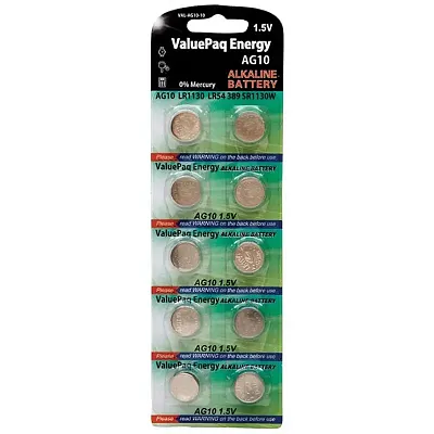 Dantona(R) Val-Ag10-10 Valuepak Energy Ag10 Silver Oxide Button 