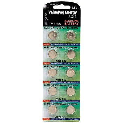 Dantona(R) Val-Ag13-10 Valuepak Energy Ag13 Silver Oxide Button 