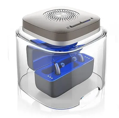 Flow-Med Dry-Cap UV2 Hearing Aid Dryer for Rechargeable Aids 90610100