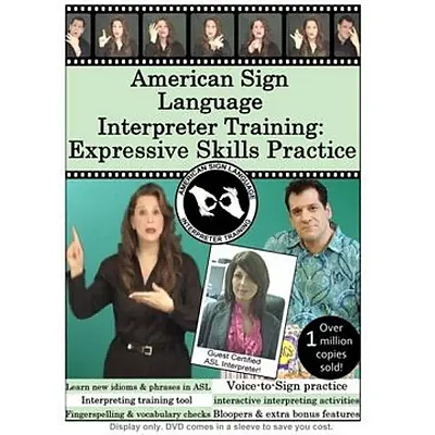 American Sign Language Interpreter Training: Expressive Skills  Practice 1