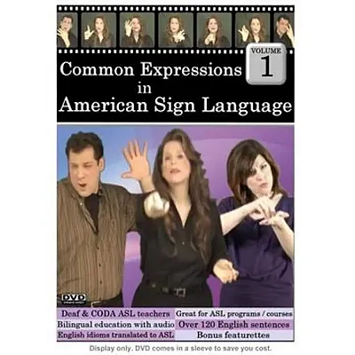 Common Expressions in American Sign Language  Vol. 1
