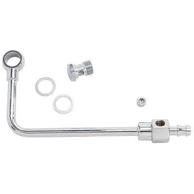 EDELBROCK 8126 Chrome Fuel Line & Hdwr