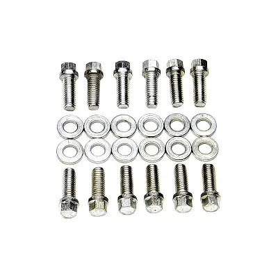 EDELBROCK 8504 Plated Bolts For 2101