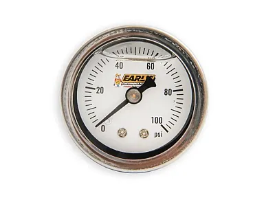 EARL'S 100187 Oil Filled 100 Psi Press.