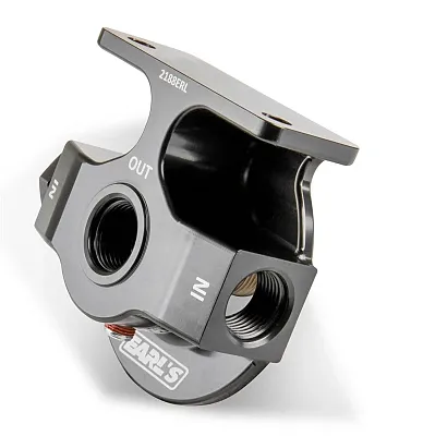 EARL&#039;S 2188 Billet Remote Filter Mount W/-10 Or