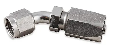 EARL'S SS134606 Stainless Steel -6 45 Deg. Jic Hose