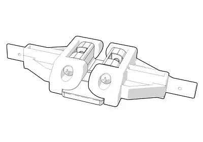 EXTANG 1033 Rear Hinge Assy
