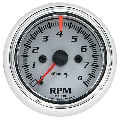 EQUUS E5076 Gauge Tachometer 2 1/2&#039; 8K Rpm