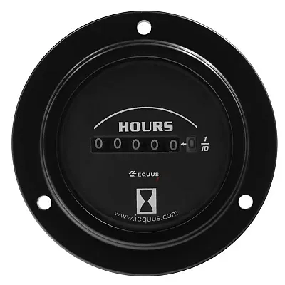 EQUUS E6210 Gauge Hourmeter 2' 10K Hours El