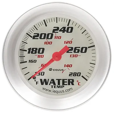EQUUS E8442 Gauge Water Temp 2-5/8&#039; 130-280