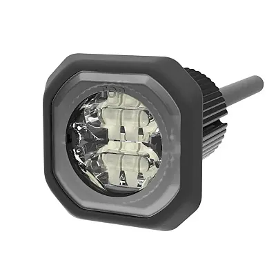 ECCO ELECT ED9040AW 6Led Flasher Lp Fm 12-24V Amber/Wht