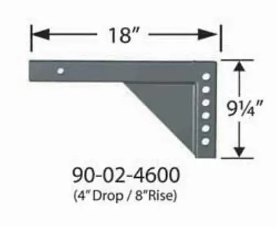 EQUALIZER 90024600 2 Sq 6Drop/10Rise X12Shnk