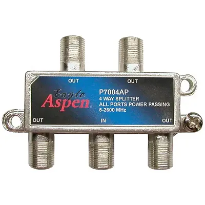 Eagle Aspen P7004Ap 4-Port 2600 Mhz Splitter (All Port Passing)