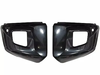 ECOOLOGICAL DU0301 Gloss Black Bumper Overlay With Sen