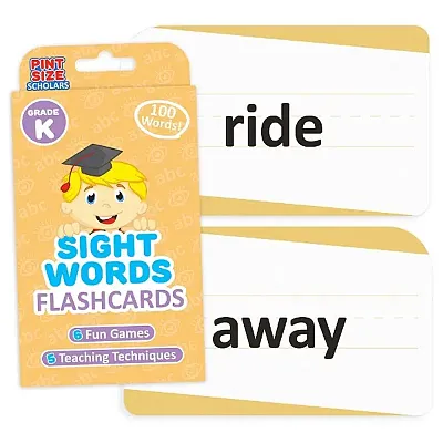 Sight Words Flashcards, Kindergarten EFLC-002