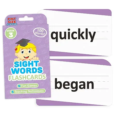 Sight Words Flashcards, Third Grade EFLC-005