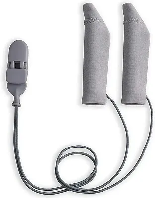 Ear Gear FM Corded (Binaural) | 2"-3" Hearing Aids | Grey 55793
