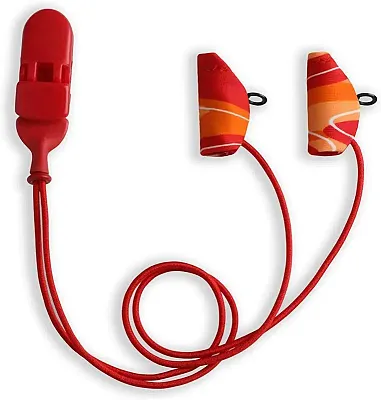 Ear Gear Micro Corded Eyeglasses | Orange-Red 57460