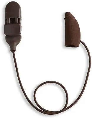 Ear Gear Micro Corded (Mono) | Up to 1" Hearing Aids | Brown 56334
