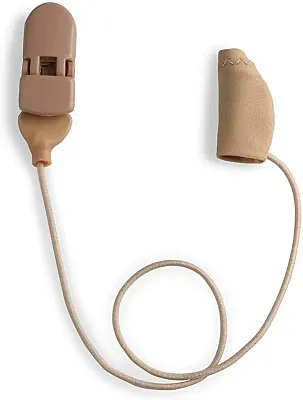 Ear Gear Micro Corded (Mono) | Up to 1" Hearing Aids | Beige 56335