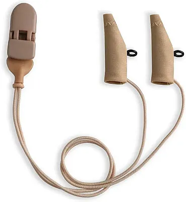 Ear Gear Mini Corded Eyeglasses | Beige 57075