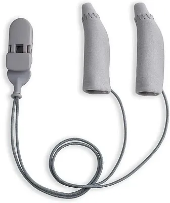Ear Gear Original Corded (Binaural) | 1.25"-2" Hearing Aids | Grey 55733