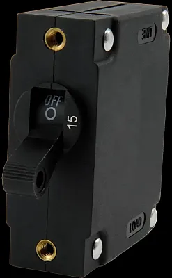 EGIS MOBILE 321115 Single Pole Panel Mount 15A