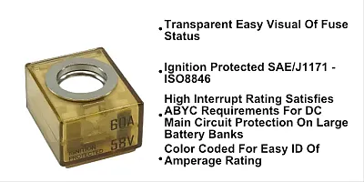 EGIS MOBILE 3603060 Mrbf Terminal Fuse - 60 A