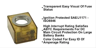 EGIS MOBILE 3603300 Mrbf Terminal Fuse - 300 A