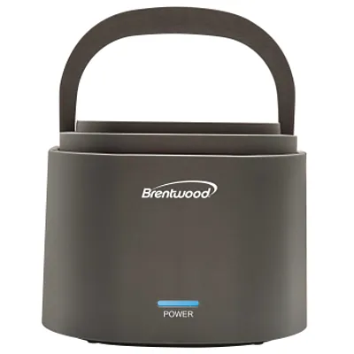 Brentwood 0.6L Portable Leakproof Electric Lunch Box in Gray