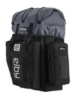 ELBY BIKES E08156 Pannier Bag Black W/Putty Logo