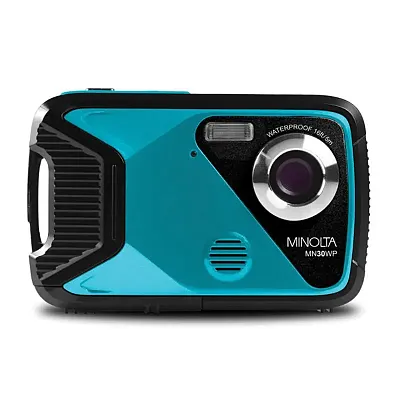 Minolta Mn30Wp-Tl Mn30Wp Waterproof 4X Digital Zoom 21 Mp/1080P Digital Camera (