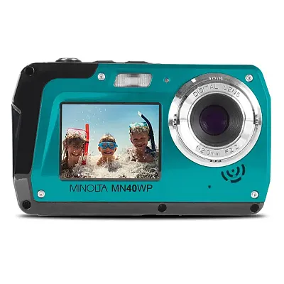 Minolta Mn40Wp-Bl 48.0-Megapixel Waterproof Digital Camera (Blue)