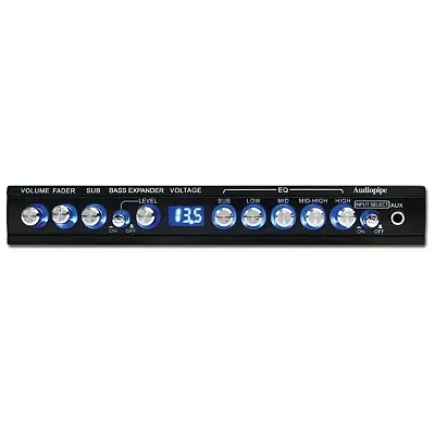 Audiopipe 5 Band Graphic Equalizer With 9 Volt Line Driver Output