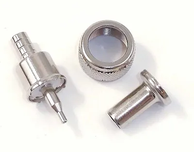 Everhardt Evpl59 Pl259 Crimp On Connector For Rg59 Coax - 10 Pac