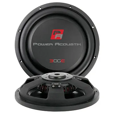 Power Acoustik 10&quot; Shallow Mount Woofer 4 Ohm 1200W Max