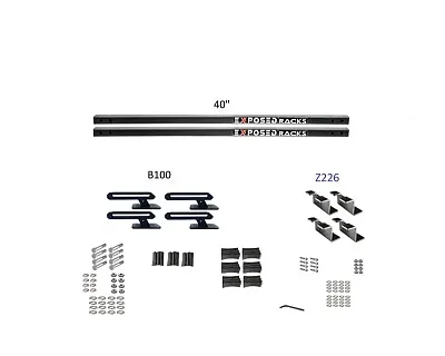 EXPOSED RACK 8007660BK Sld(2)40&#039;Bk+B100+Z226