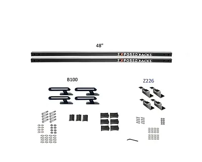 EXPOSED RACK 8007663BK Sld(2)48&#039;Bk+B100+Z226
