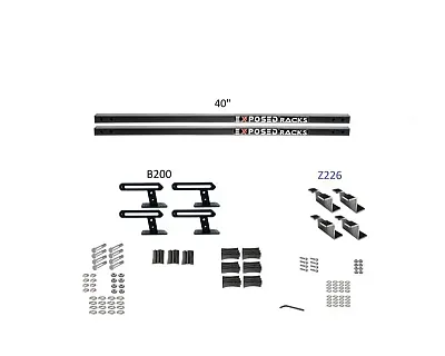 EXPOSED RACK 8007680BK Sld(2)40&#039;Bk+B200+Z226
