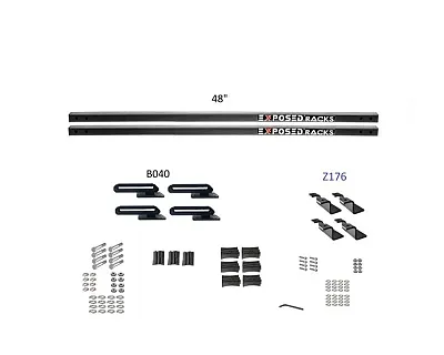 EXPOSED RACK 8008673BK Sld(2)48&#039;Bk+B040+Z176