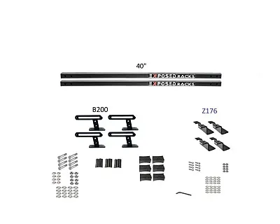 EXPOSED RACK 8008680BK Sld(2)40&#039;Bk+B200+Z176