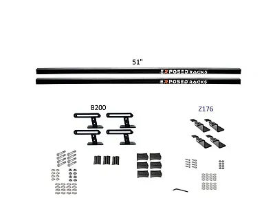 EXPOSED RACK 8008686BK Sld(2)51&#039;Bk+B200+Z176