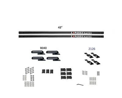 EXPOSED RACK 8009673BK Sld(2)48&#039;Bk+B040+Z126