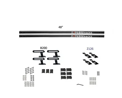 EXPOSED RACK 8009683BK Sld(2)48&#039;Bk+B200+Z126