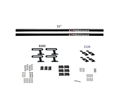 EXPOSED RACK 8009686BK Sld(2)51&#039;Bk+B200+Z126