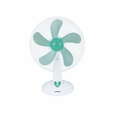 16&quot; Oscillating Table Fan 5 Blades- Silver - Refurbished