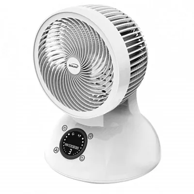 Brentwood 6 Inch Three Speed Oscllating Desktop Fan with Timer and Remote Contro