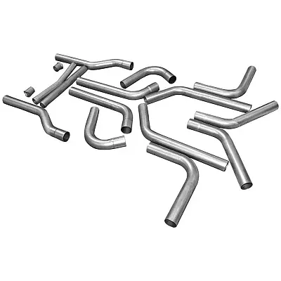 FLOWMASTER 15937 U-Fit Dual Pipe Kit 3.00